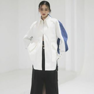 ユナイテッドアローズ(UNITED ARROWS)のJnylon Studios デニム ビッグカラー オーバーシャツ ジャケット(シャツ/ブラウス(長袖/七分))