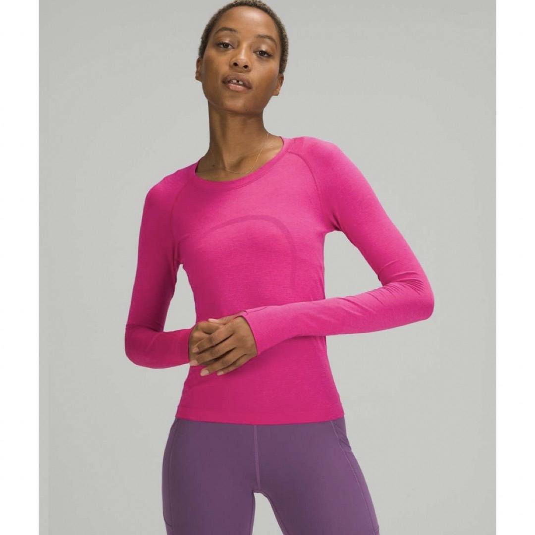 lululemon(ルルレモン)の新品ルルレモンSwiftly Tech Long Sleeve*Race(10) レディースのトップス(Tシャツ(長袖/七分))の商品写真