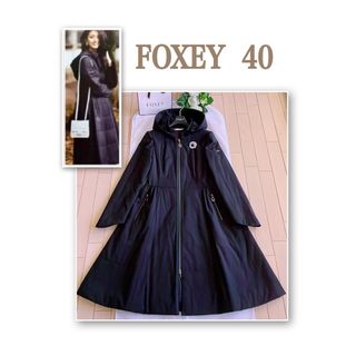 FOXEY - 新品同様！FOXEY カシミア100%コート プラチナペタル 40 Rene