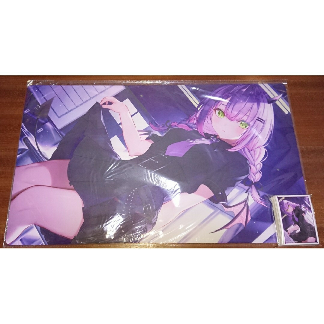 ホロライブ】 常闇トワ スリーブ プレイマット セットの通販 by ホロライブ】 常闇トワ スリーブ プレイマット セットの通販 by
