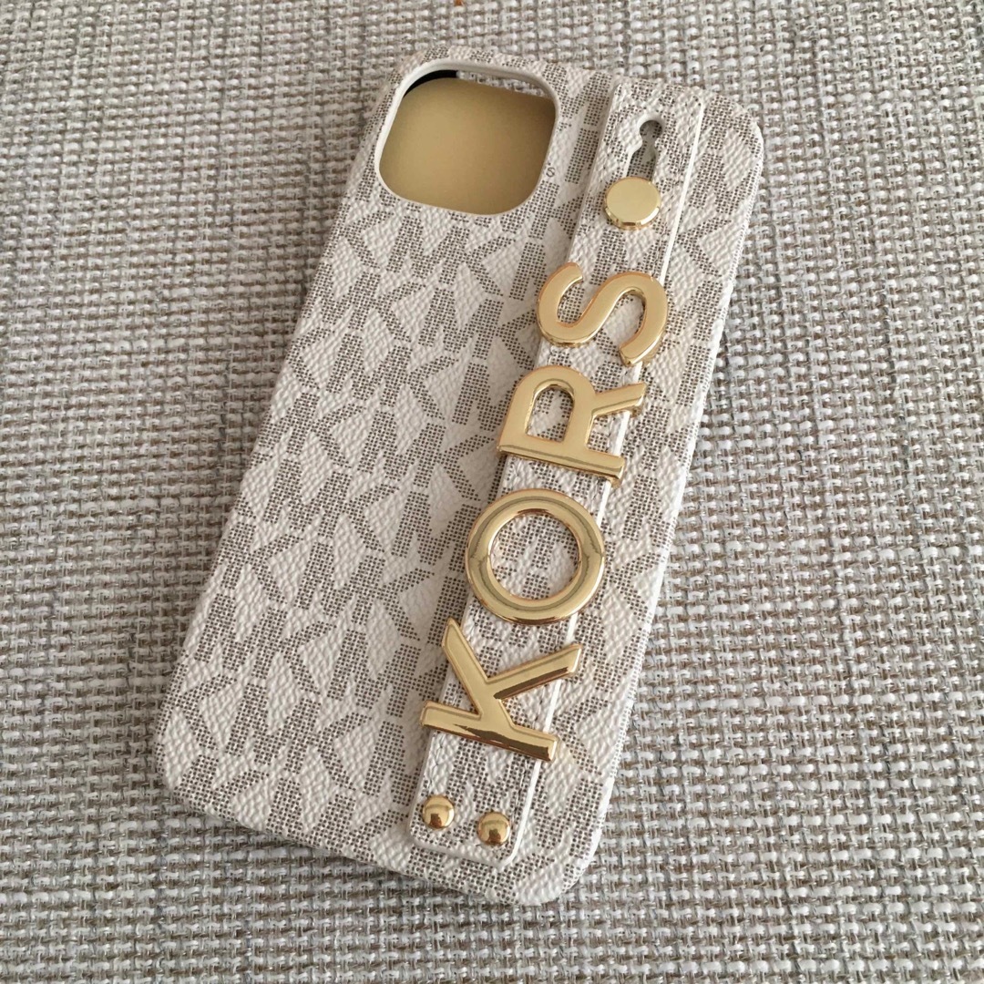 Michael Kors(マイケルコース)の新品★マイケルコース 定価10,560円 レザー iPhone 14 ケース  スマホ/家電/カメラのスマホアクセサリー(iPhoneケース)の商品写真