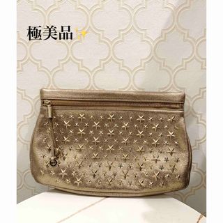 ジミーチュウ(JIMMY CHOO)のJIMMYCHOO ジミーチュウ　クラッチバッグ ゴールド(クラッチバッグ)