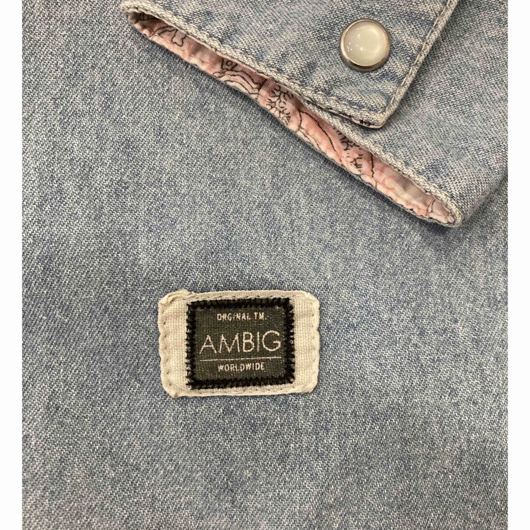 AMBIGUOUS(アンビギュアス)のAMBIG デニムウェスタンシャツ メンズのトップス(シャツ)の商品写真