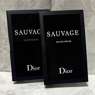 ディオール(Dior)のディオール ソヴァージュ サンプル EDT&EDP 2点セット　新品未使用(香水(男性用))