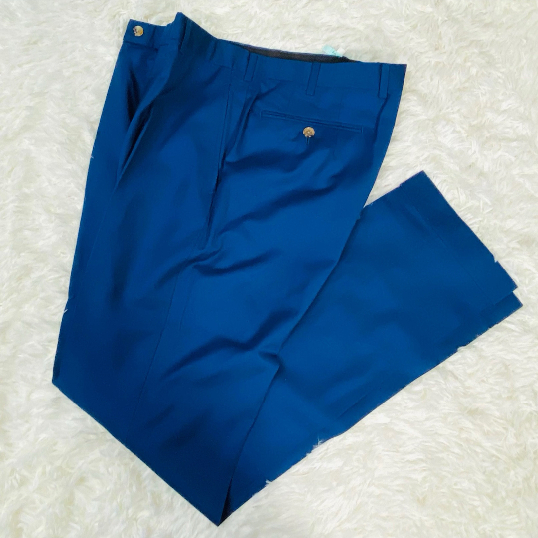 GUABELLO オーダー ツーピース スーツ ブルー メンズのスーツ(セットアップ)の商品写真