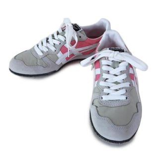 <br>Onitsuka Tiger  オニツカタイガー/SERRANO レディーススニーカー GREY/WHITE/1183A744/22.5/レディースシューズ/Aランク/81【中古】(スニーカー)