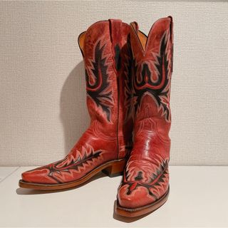 Tony Lama - LUCCHESE ウエスタンブーツ ルケーシー USA製 6 刺繍 ...