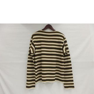 JIL SANDER+ ジルサンダープラス/ボーダーカットソー/イエロー/46/メンズインナー/ABランク/82【中古】(Tシャツ/カットソー(半袖/袖なし))