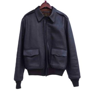 US AUTHENTIC MFG ユーエスオーセンティック/A-2/レザージャケット/30-1415/40/メンズアウター/ABランク/82【中古】(ダッフルコート)