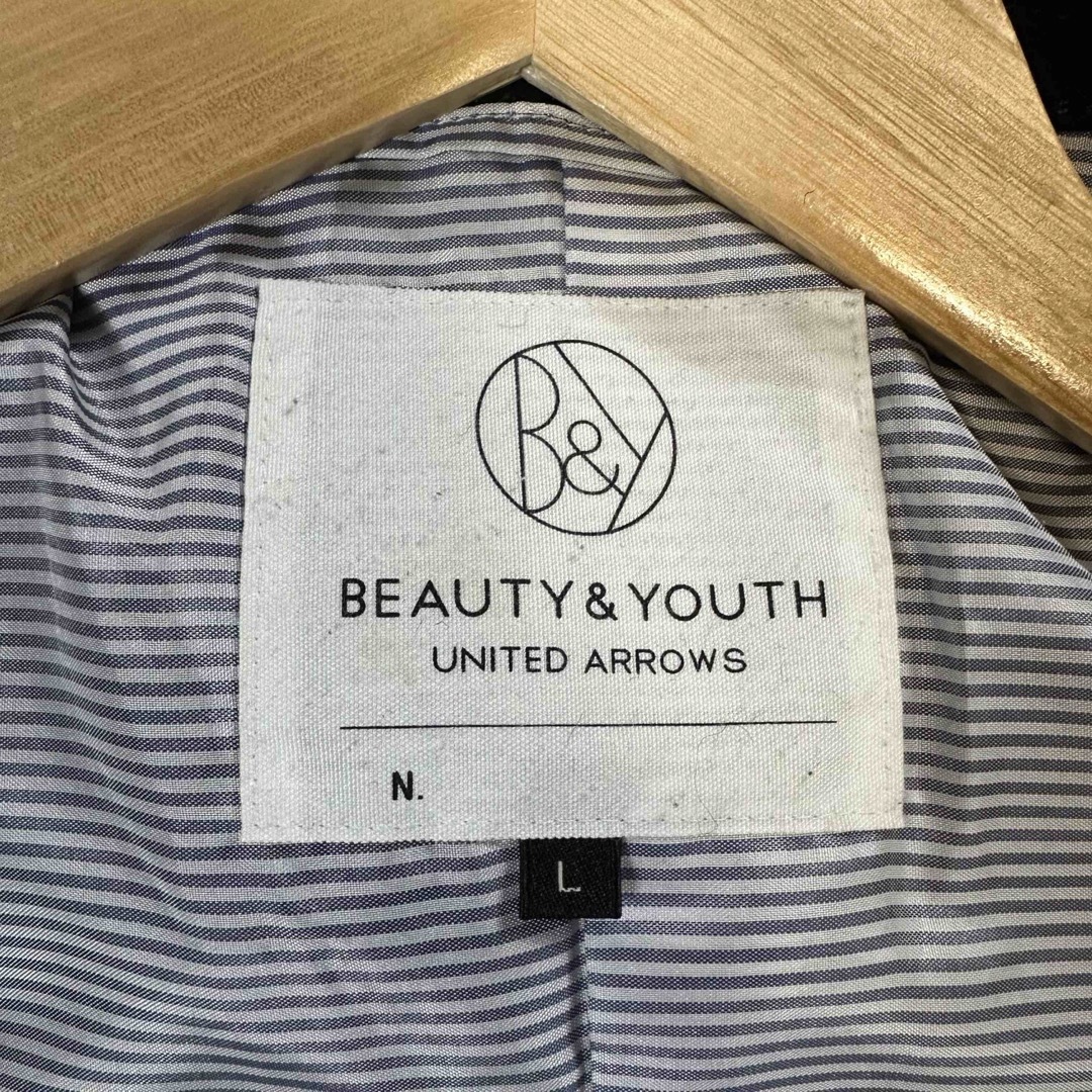 BEAUTY&YOUTH UNITED ARROWS(ビューティアンドユースユナイテッドアローズ)のB&Y United ArrowsメルトンフードコートダッフルPジャケット メンズのジャケット/アウター(ピーコート)の商品写真