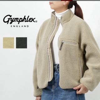 ジムフレックス(GYMPHLEX)の週末お値下げ中　新品　ジムフレックス  ボアブルゾン フリース　ジャケット　今期(ブルゾン)