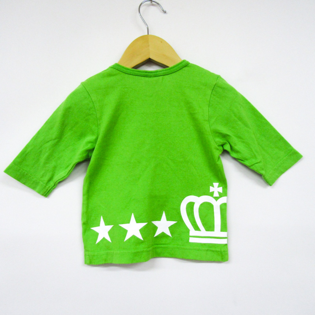 ベビードール 半袖Tシャツ ロゴT 肩スナップ ベビー 男の子用 80サイズ グリーン BABYDOLL キッズ/ベビー/マタニティのベビー服(~85cm)(Ｔシャツ)の商品写真
