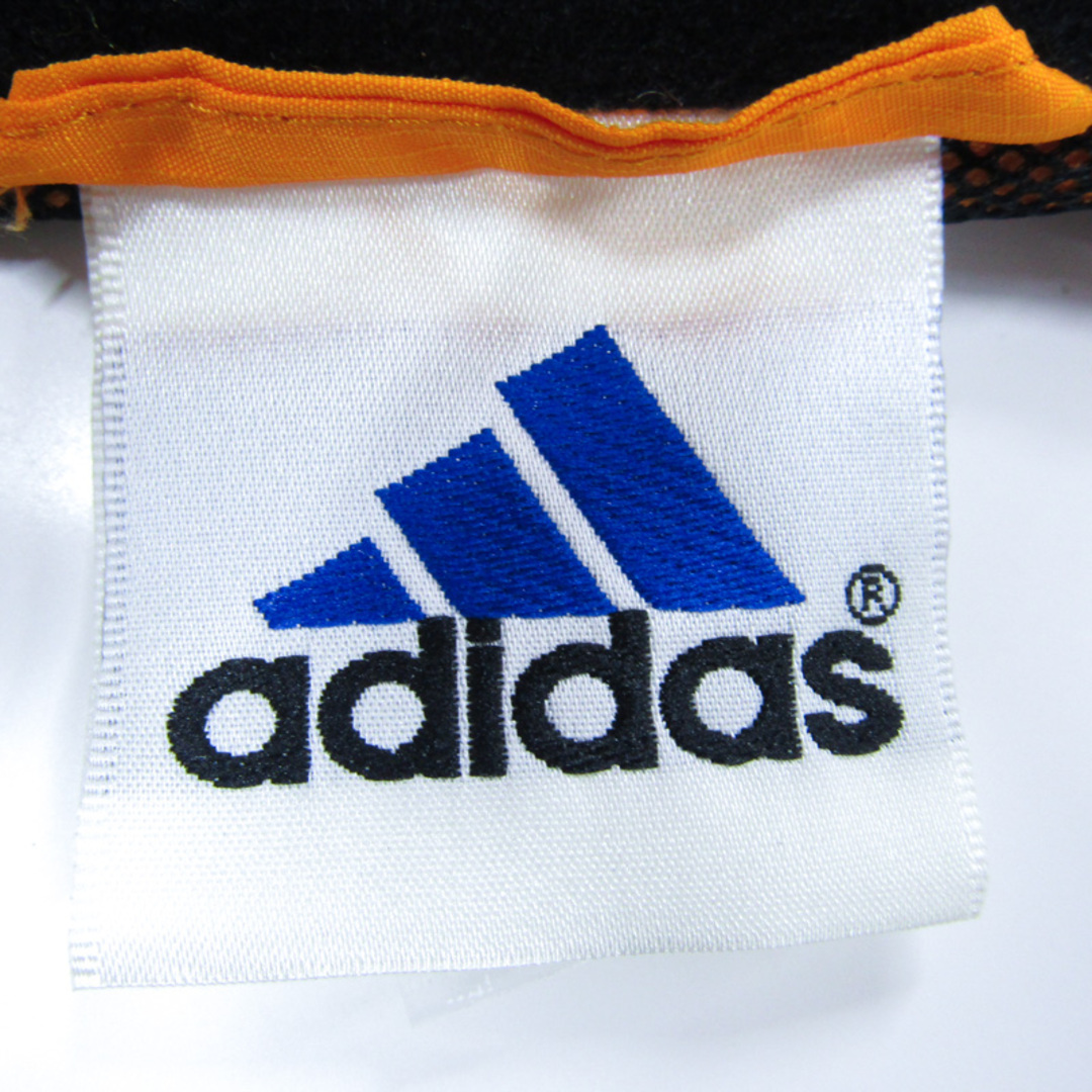 adidas(アディダス)のアディダス ナイロンジャケット ジャンパー アウター キッズ 男の子用 150サイズ オレンジ adidas キッズ/ベビー/マタニティのキッズ服女の子用(90cm~)(ジャケット/上着)の商品写真