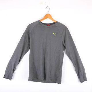 プーマ(PUMA)のプーマ Tシャツ 長袖 スポーツウエア トップス メンズ Mサイズ グレー PUMA(Tシャツ/カットソー(七分/長袖))