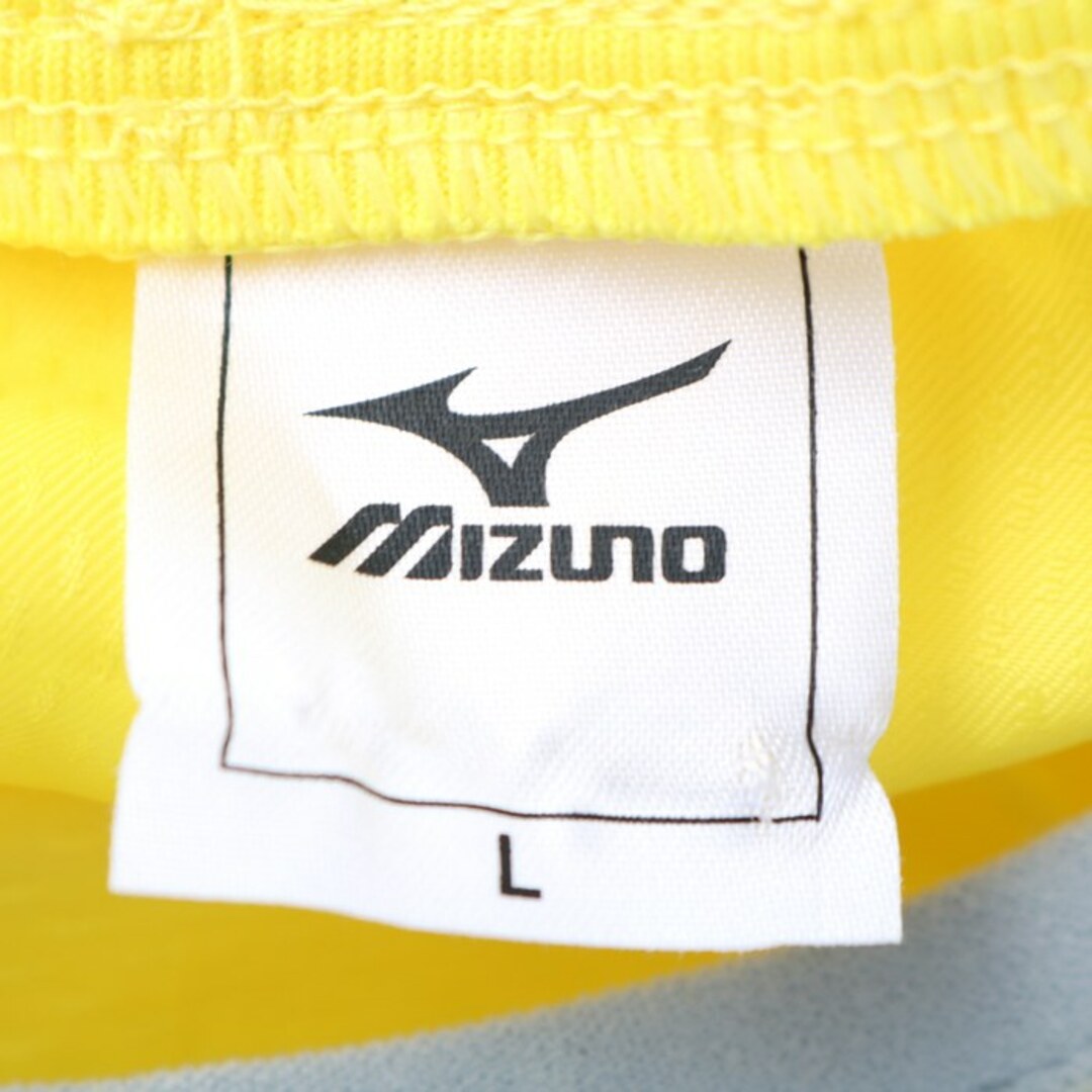 MIZUNO(ミズノ)のミズノ 長袖 カットソー ピステ スポーツウエア トップス メンズ Lサイズ イエロー Mizuno メンズのトップス(Tシャツ/カットソー(七分/長袖))の商品写真