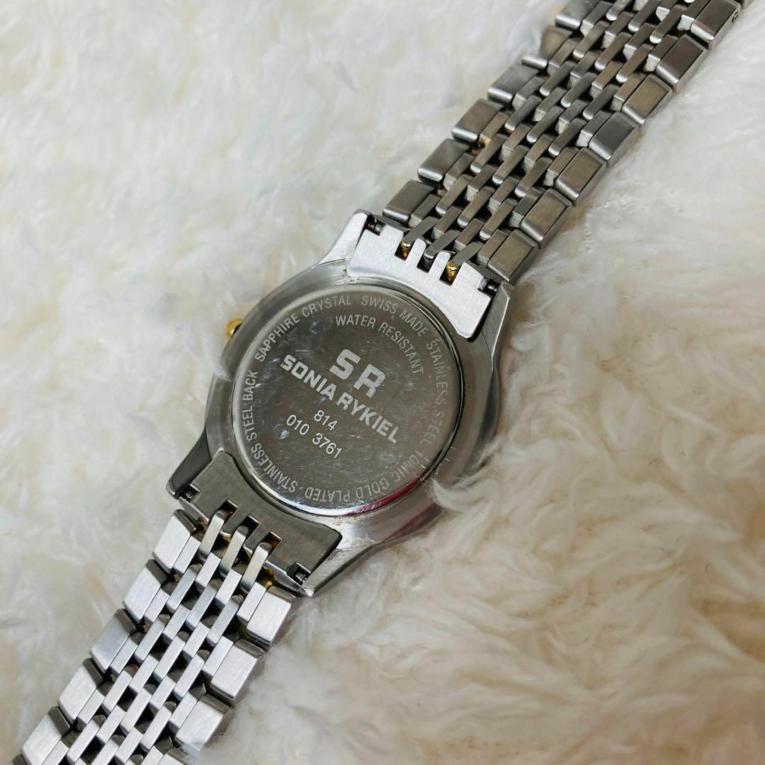 SONIA RYKIEL(ソニアリキエル)のSONIA RYKEL コンビカラー 3針クオーツウォッチ 時計 レディースのファッション小物(腕時計)の商品写真