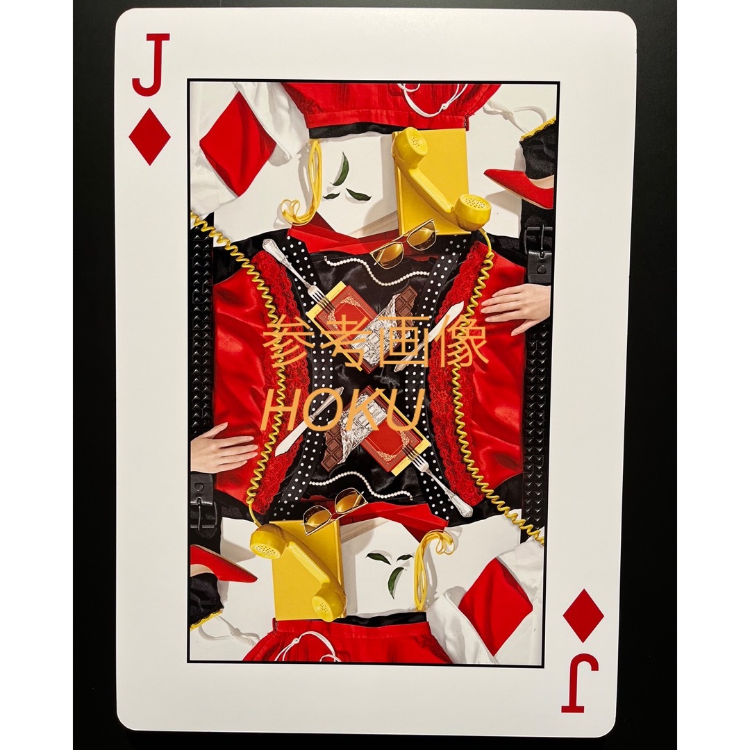 ☆新品☆吉田ユニ展「PLAYING CARDS」☆トランプ＆アートブック（紫）☆ エンタメ/ホビーのテーブルゲーム/ホビー(トランプ/UNO)の商品写真