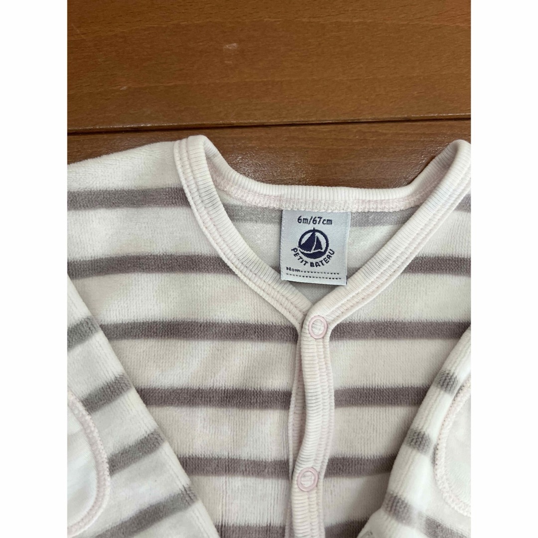 PETIT BATEAU(プチバトー)のプチバトー　bebe  ロンパース キッズ/ベビー/マタニティのベビー服(~85cm)(ロンパース)の商品写真