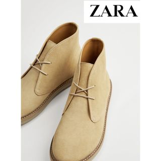 ザラ(ZARA)の新品 ZARA レザーブーツ ザラ(ブーツ)