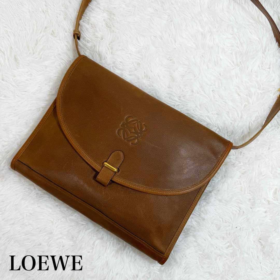 リユースKs美品✨LOEWE ロエベ　アナグラム　2wayショルダーバッグ