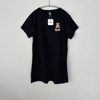 モスキーノ(MOSCHINO)の【新品】MOSCHINO  モスキーノ  ベア 半袖 ワンピース(ミニワンピース)