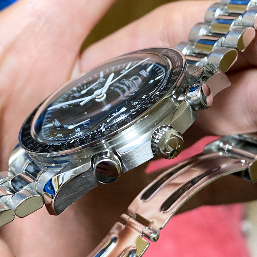 OMEGA(オメガ)のOH済み　美品　オメガスピードマスター　REF 3510.50 メンズの時計(腕時計(アナログ))の商品写真