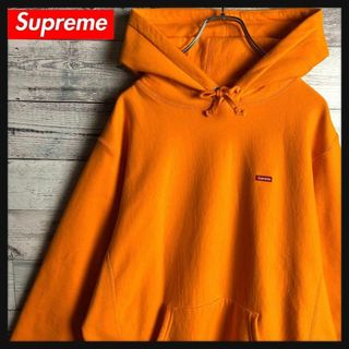 シュプリーム(Supreme)の【美品　定番デザイン】シュプリーム☆スモールボックスロゴ入りパーカー 希少カラー(パーカー)