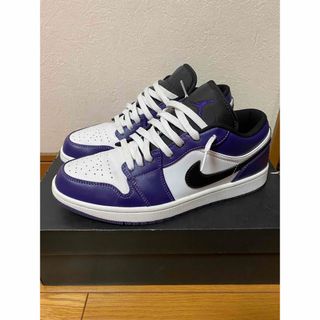 ナイキ(NIKE)のNIKE AIR JORDAN 1 LOW "COURT PURPLE"(スニーカー)