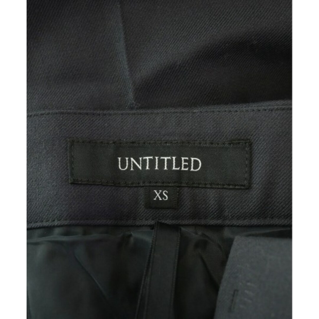 UNTITLED(アンタイトル)のUNTITLED アンタイトル スラックス XS 黒 【古着】【中古】 レディースのパンツ(その他)の商品写真