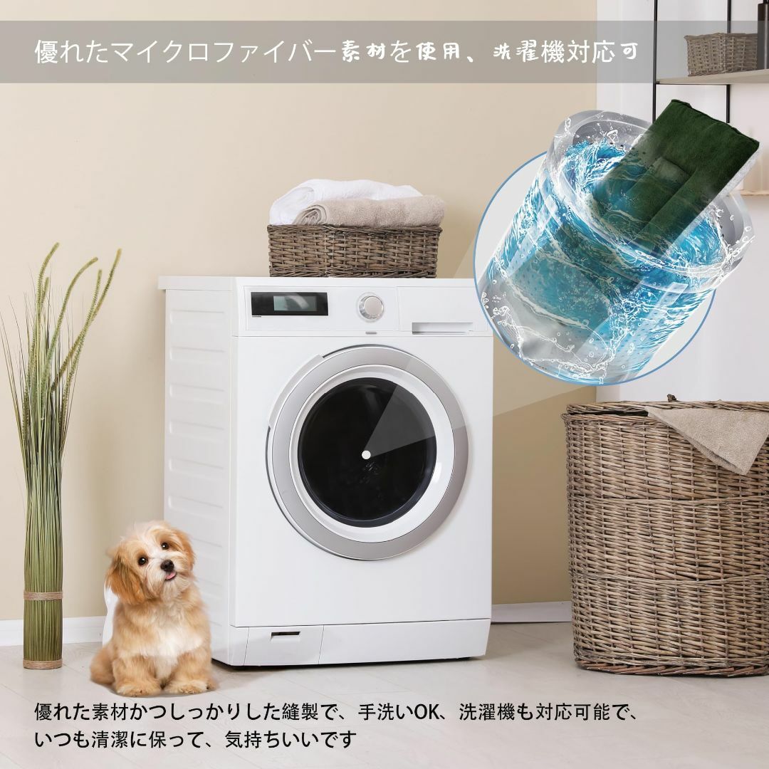 【色: GR 無地】Happihausuペットクッション ペット マット ふわふ その他のペット用品(犬)の商品写真