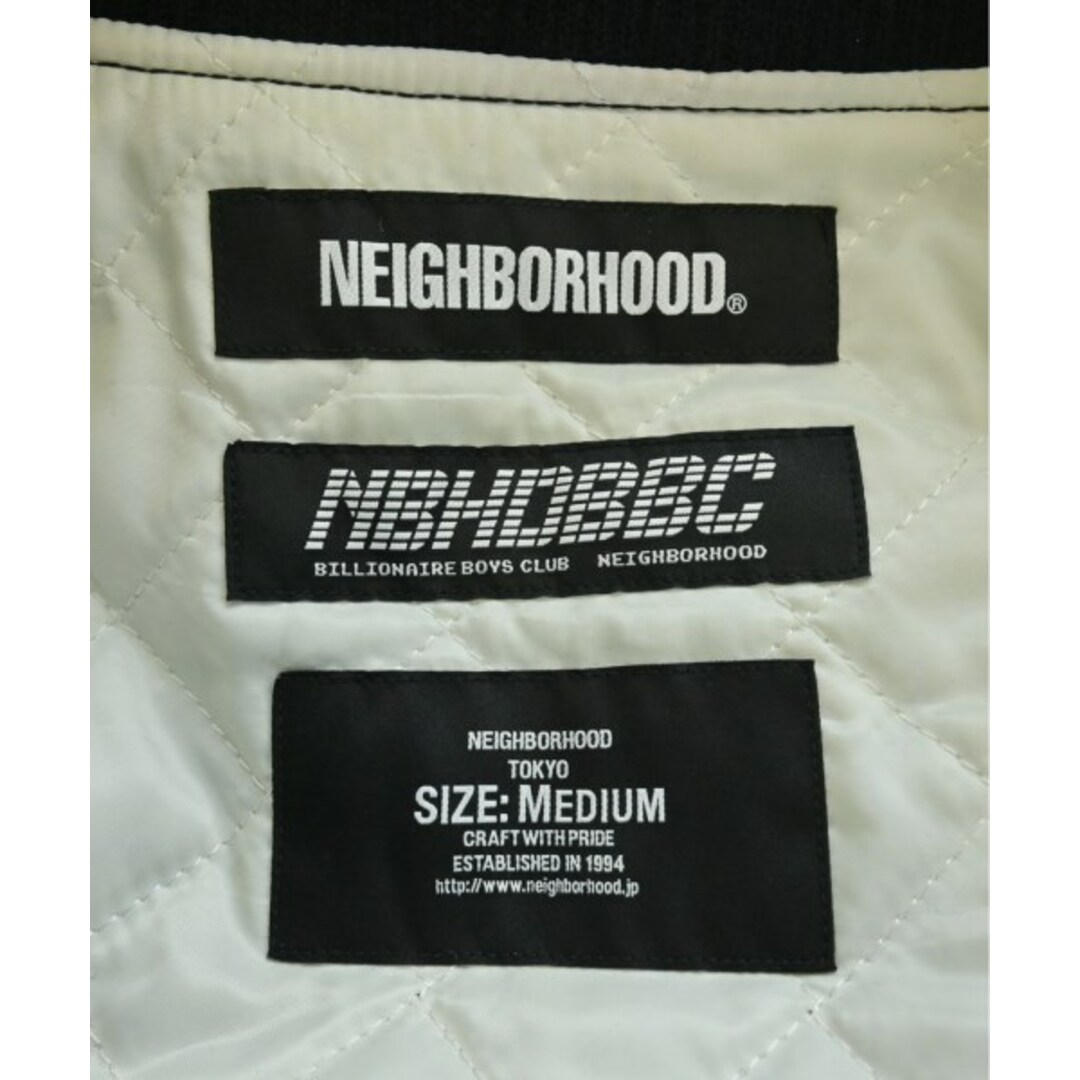 NEIGHBORHOOD(ネイバーフッド)のNEIGHBORHOOD ネイバーフッド スタジャン M 黒 【古着】【中古】 メンズのジャケット/アウター(スタジャン)の商品写真