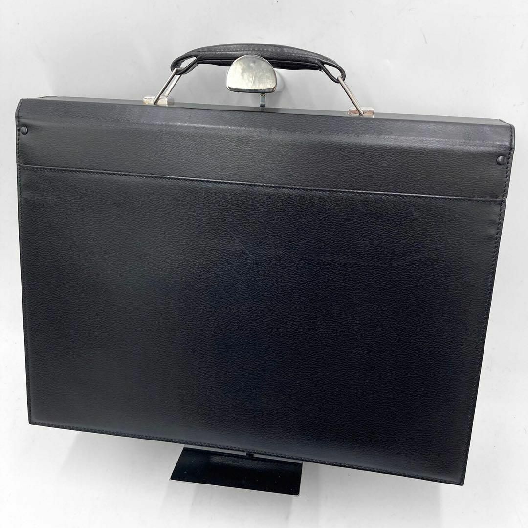 Dunhill(ダンヒル)のアルフレッドダンヒル レザーブリーフケース ビジネスバッグ 本革 ブラック メンズのバッグ(ビジネスバッグ)の商品写真