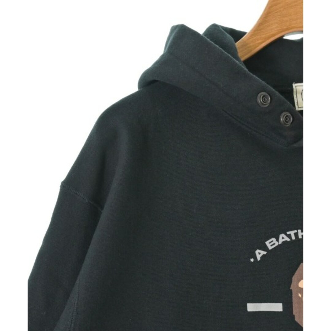 A BATHING APE(アベイシングエイプ)のA BATHING APE アベイシングエイプ パーカー L 黒 【古着】【中古】 メンズのトップス(パーカー)の商品写真