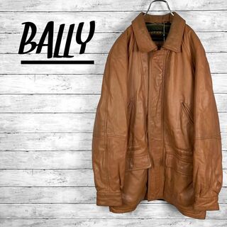 Bally - バリー イタリア製 レザーコート レザージャケット ブラウン メンズ 38サイズ