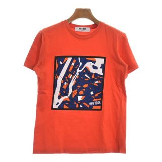 エムエスジイエム(MSGM)のMSGM エムエスジーエム Tシャツ・カットソー M オレンジ 【古着】【中古】(カットソー(半袖/袖なし))