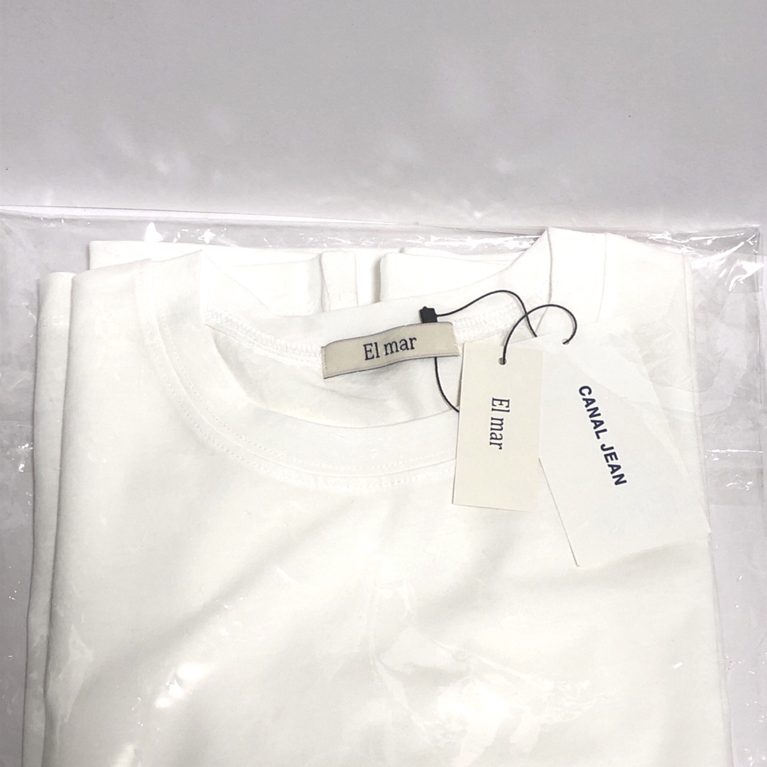 CANAL JEAN(キャナルジーン)のEl mar(エルマール) BASICコットンロングTシャツ レディースのトップス(Tシャツ(長袖/七分))の商品写真