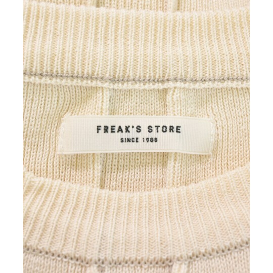 FREAK'S STORE(フリークスストア)のFREAK'S STORE フリークスストア ベスト/ノースリーブ F ベージュ 【古着】【中古】 レディースのトップス(ベスト/ジレ)の商品写真