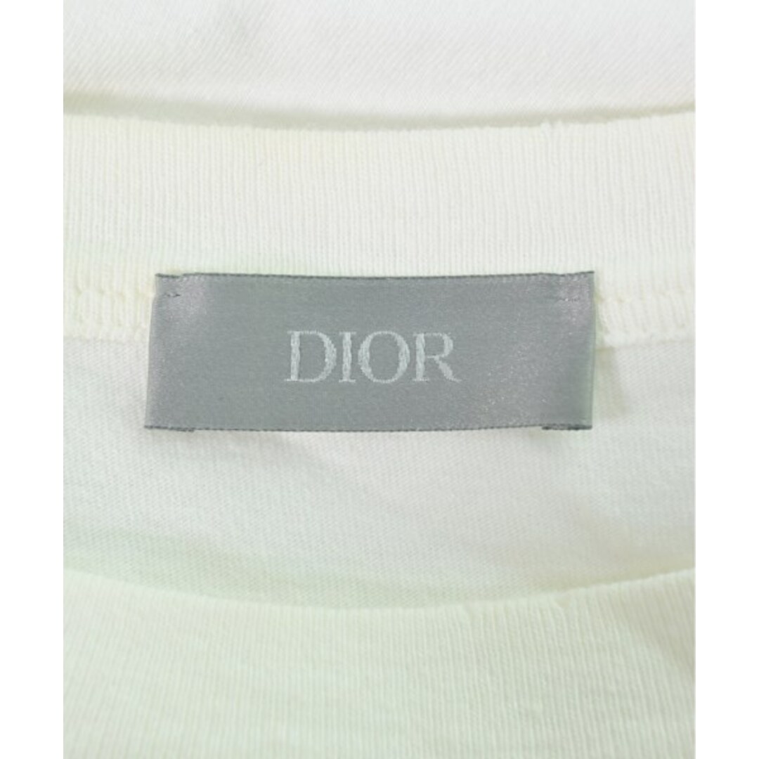 DIOR HOMME(ディオールオム)のDior Homme ディオールオム Tシャツ・カットソー XS 白 【古着】【中古】 メンズのトップス(Tシャツ/カットソー(半袖/袖なし))の商品写真