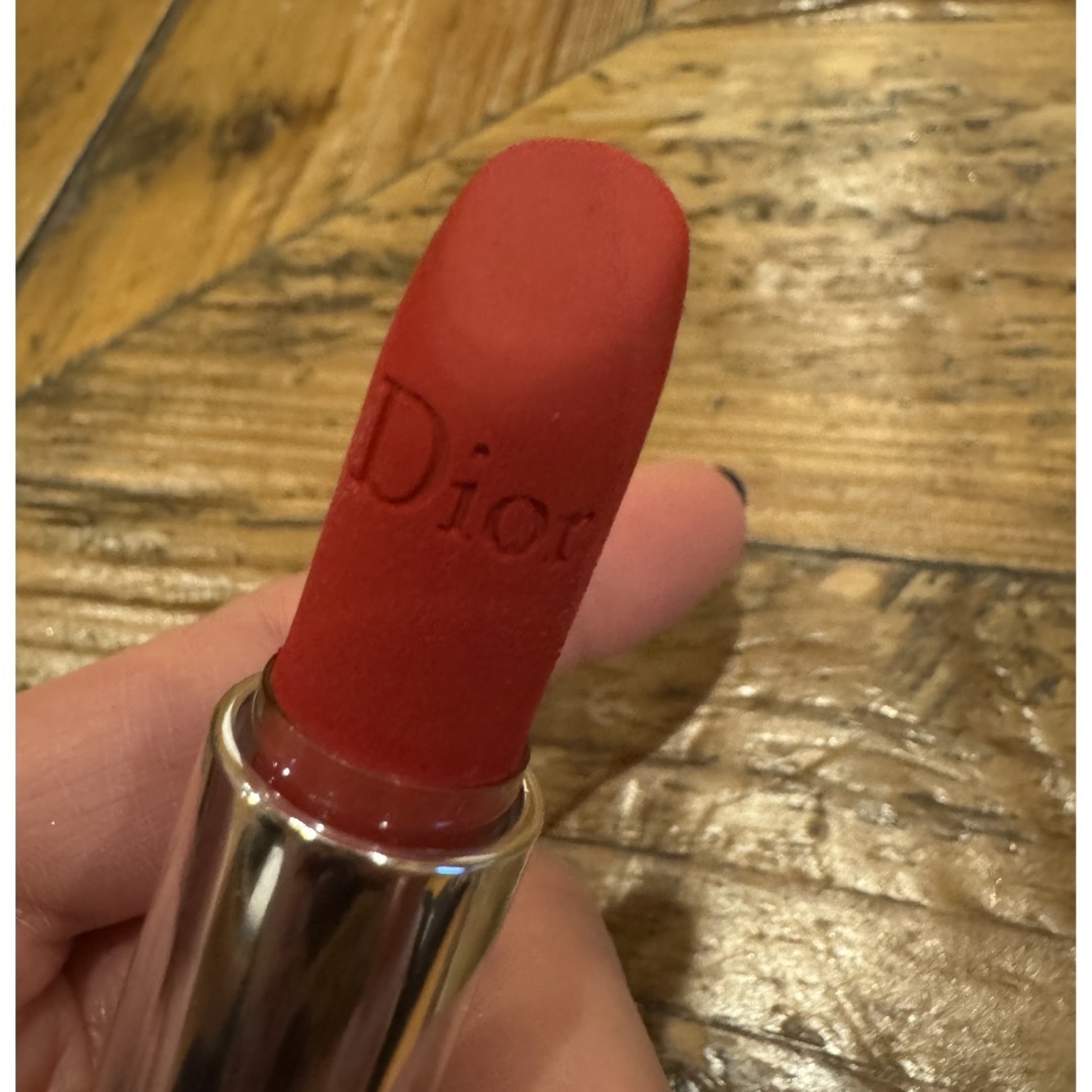 Christian Dior(クリスチャンディオール)のクリスチャンディオール　CD 口紅　リップ　赤リップ コスメ/美容のベースメイク/化粧品(口紅)の商品写真