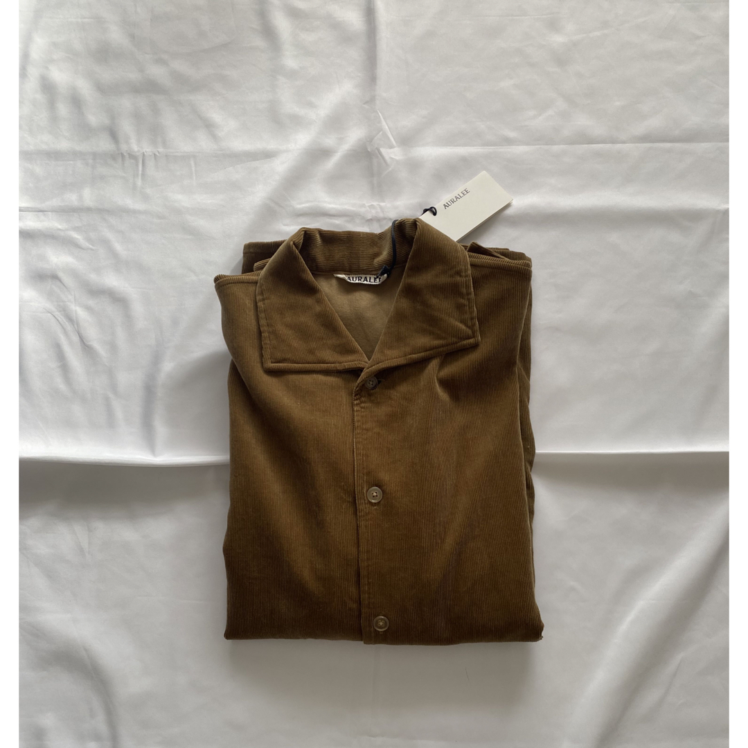 AURALEE(オーラリー)のauralee  corduroy shirts オーラリー　コーデュロイシャツ メンズのトップス(シャツ)の商品写真