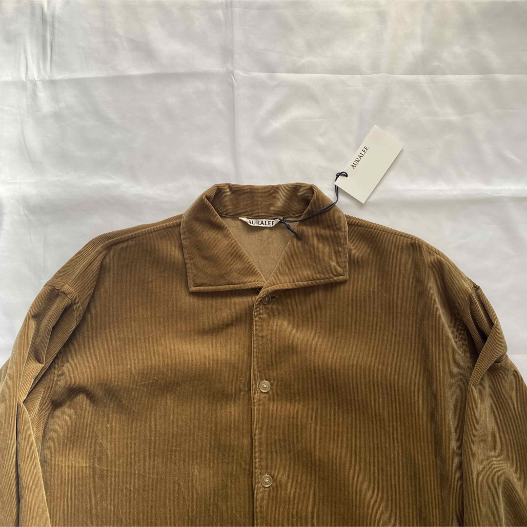 AURALEE(オーラリー)のauralee  corduroy shirts オーラリー　コーデュロイシャツ メンズのトップス(シャツ)の商品写真