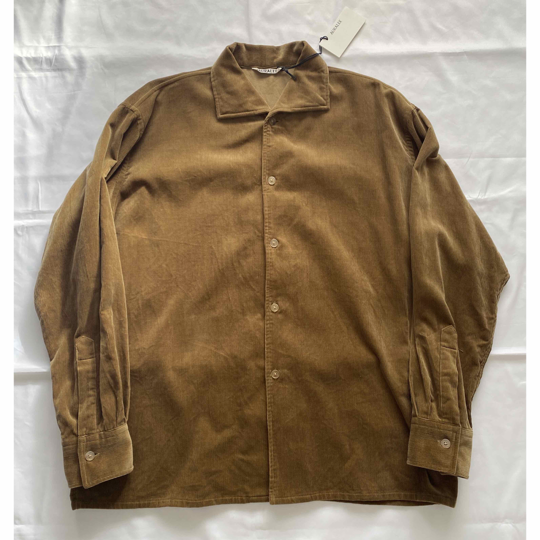 AURALEE(オーラリー)のauralee  corduroy shirts オーラリー　コーデュロイシャツ メンズのトップス(シャツ)の商品写真