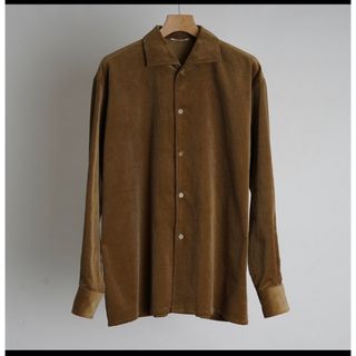 オーラリー(AURALEE)のauralee  corduroy shirts オーラリー　コーデュロイシャツ(シャツ)