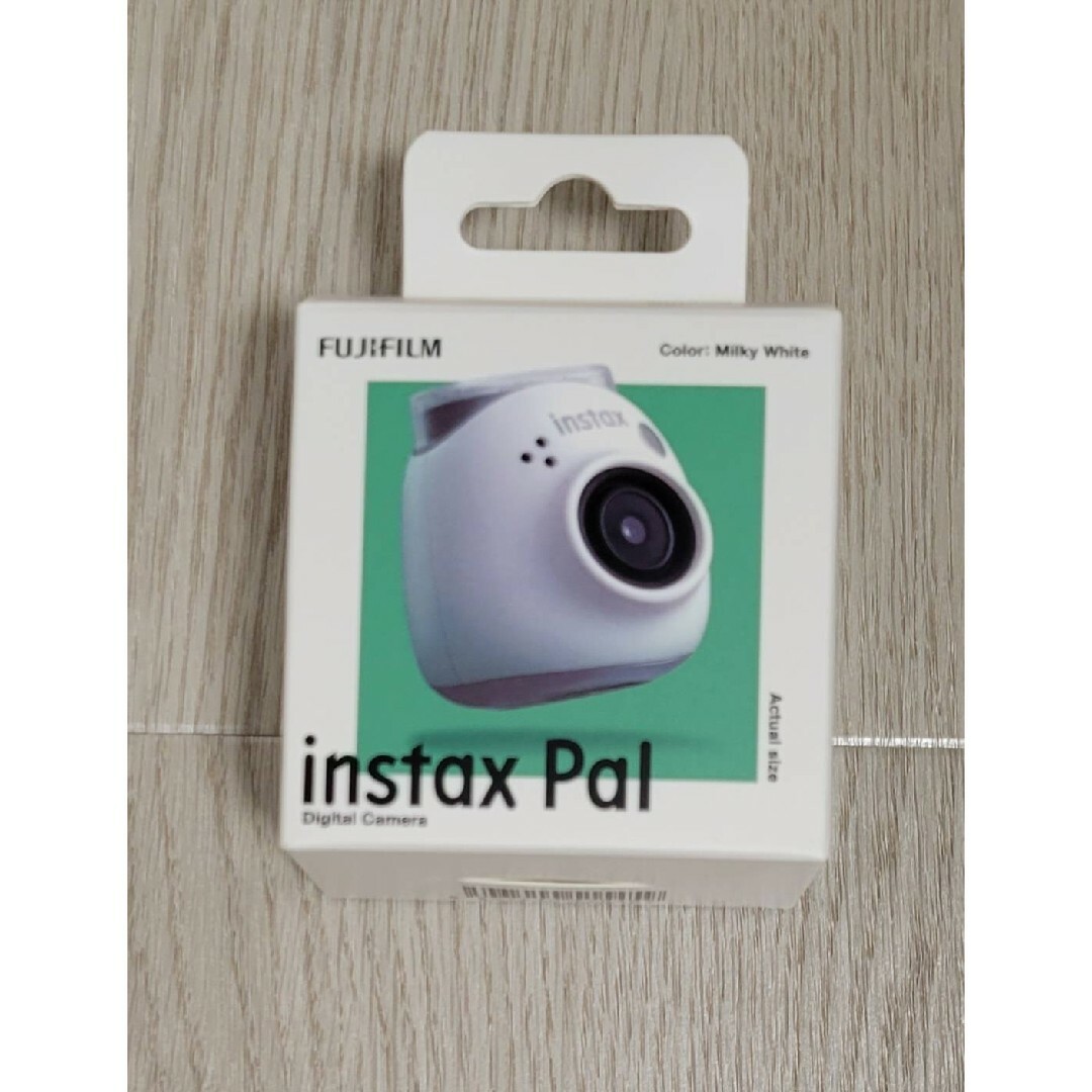 送料無料 新品 フジフィルム  チェキ instax Pal ミルキーホワイトカメラ内蔵電池本体質量