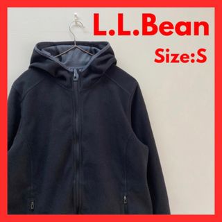 エルエルビーン(L.L.Bean)の【美品】古着　エルエルビーン　フリースパーカー　レディース　Sサイズ(パーカー)