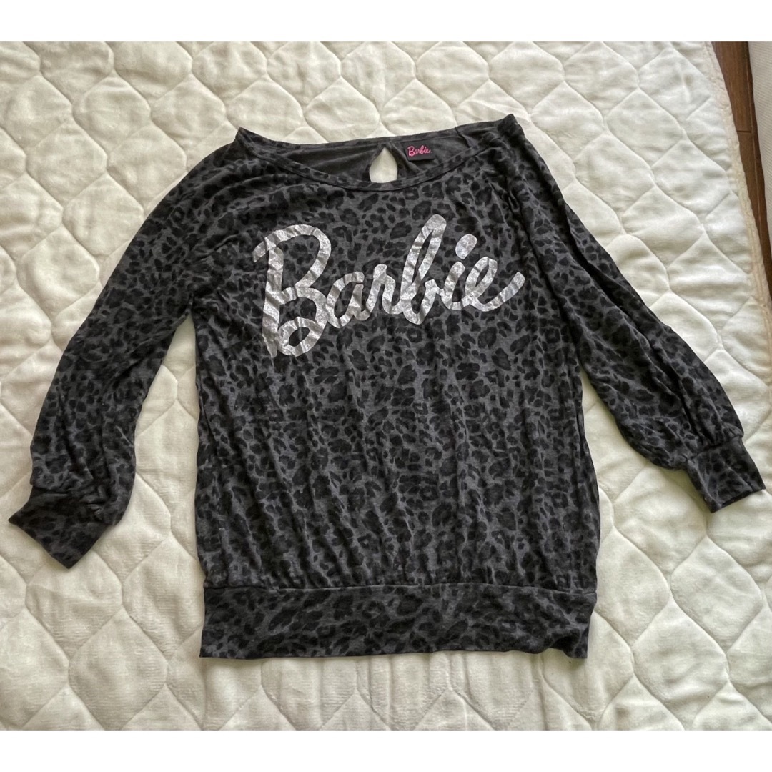 Barbie(バービー)のバービー　豹柄　長袖チュニック　カットソー　M レディースのトップス(Tシャツ(長袖/七分))の商品写真