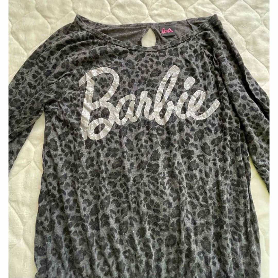 Barbie(バービー)のバービー　豹柄　長袖チュニック　カットソー　M レディースのトップス(Tシャツ(長袖/七分))の商品写真