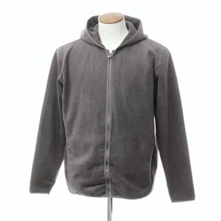 【中古】ア デイ イン ザ ライフ ユナイテッドアローズ a day in the life  united arrows フリース ジップアップパーカー グレー【サイズM】【メンズ】(パーカー)