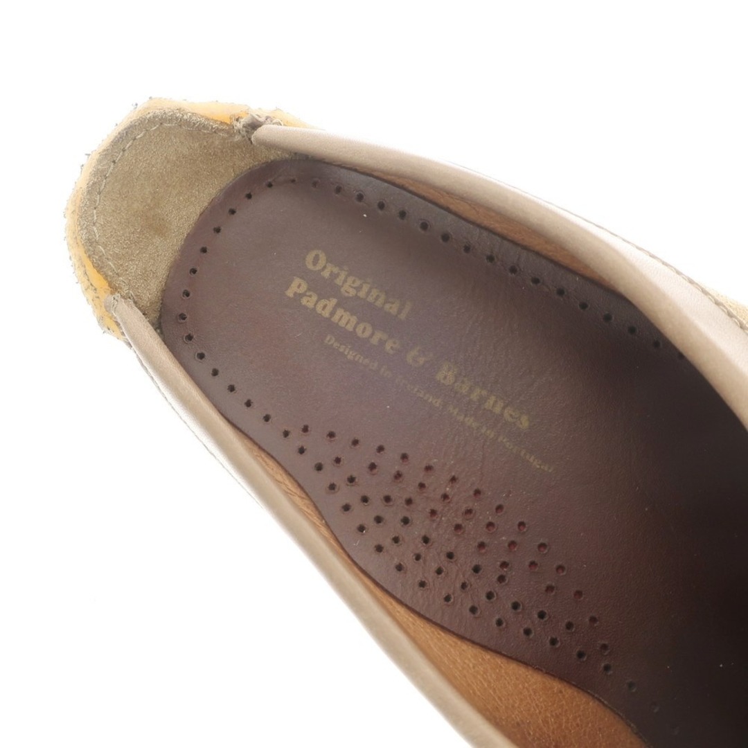 【中古】パドモア アンド バーンズ Padmore & Barnes WEAREALLANIMALS別注 スエード サンダル ベージュ【サイズ8】【メンズ】 メンズの靴/シューズ(サンダル)の商品写真