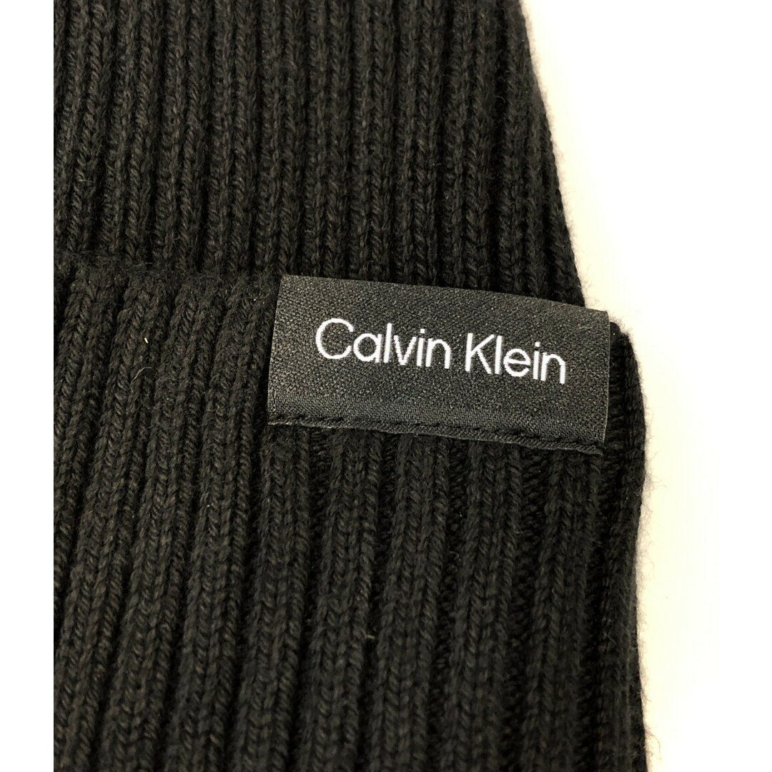 Calvin Klein(カルバンクライン)の美品 カルバンクライン Calvin Klein ニット帽 ユニセックス レディースの帽子(ニット帽/ビーニー)の商品写真